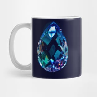 Cristal sapphire tear drop Mug